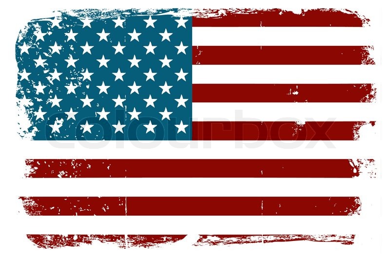 800x533 Vintage American Flag Stock Vector Colourbox