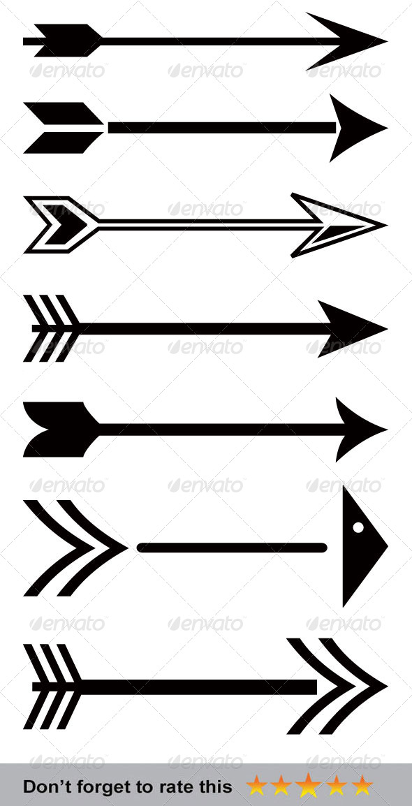 590x1154 Vintage Arrow Vector