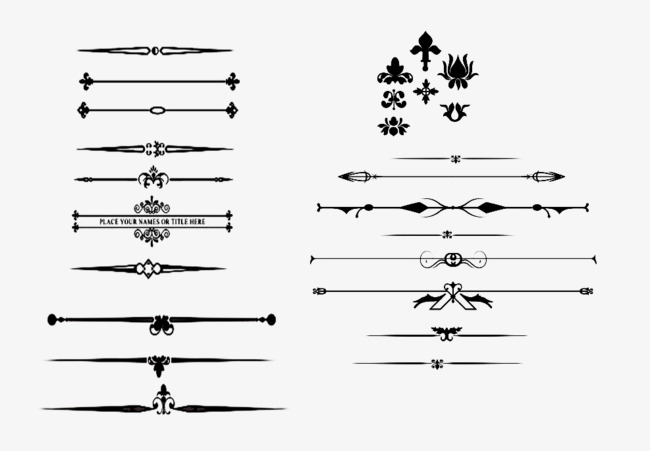 650x451 Vintage Small Patterns, Small Elements, Arrow, Vector Png Image