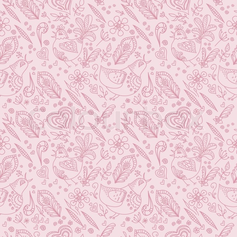 800x800 Seamless Pattern. Vector Design Template. Abstract Pink Background