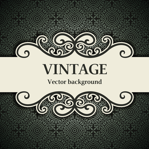 500x500 Decor Pattern With Vintage Background Vector 01 Free Download