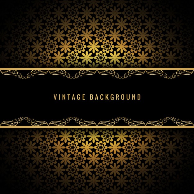 626x626 Golden Vintage Background Vector Free Download