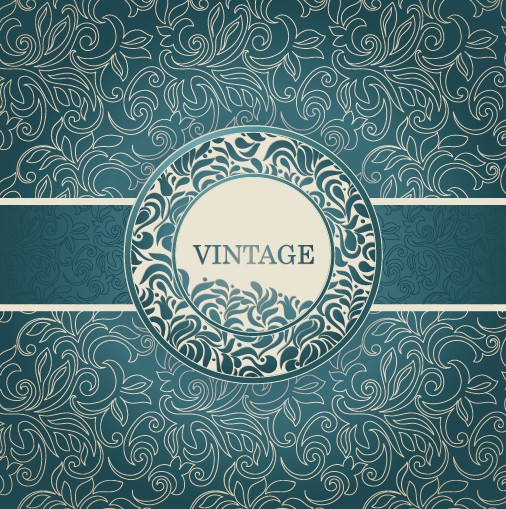506x509 Floral Decorative Pattern Vintage Background Vector 02 Free Free