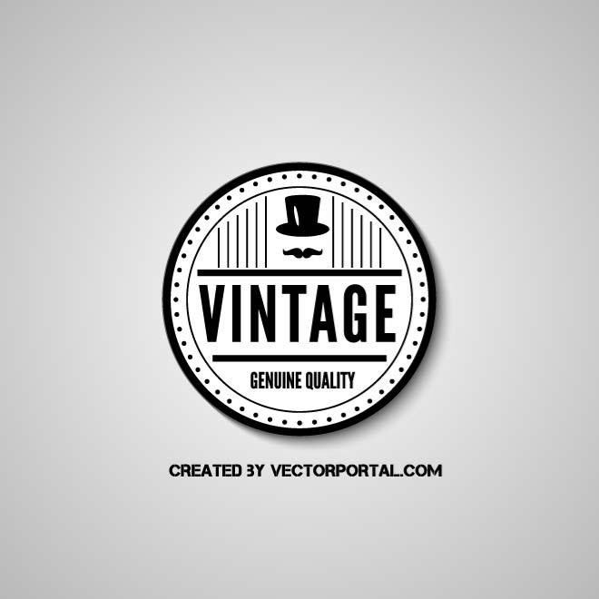 660x660 Vintage Badge Vector