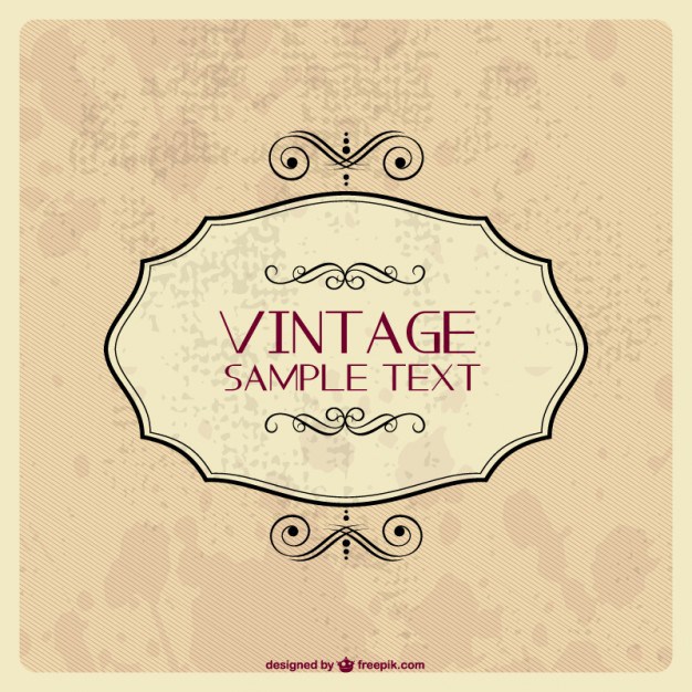 626x626 Vintage Banner Background Free Vector 123freevectors