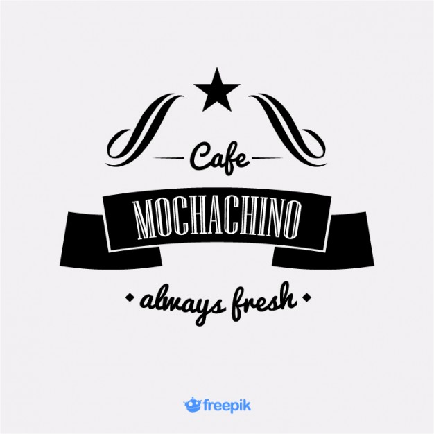 626x626 Vintage Banner About Mochachino Coffee Vector Free Download