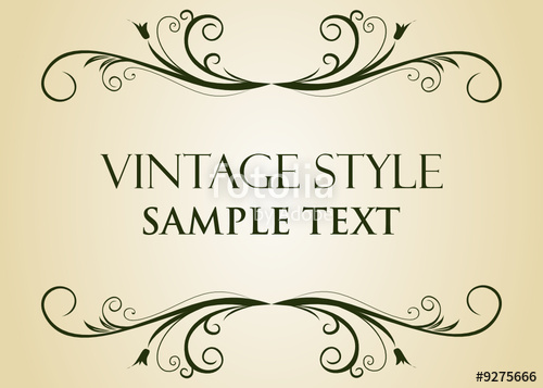 500x357 Retro Vintage Banner Stock Image And Royalty Free Vector Files On