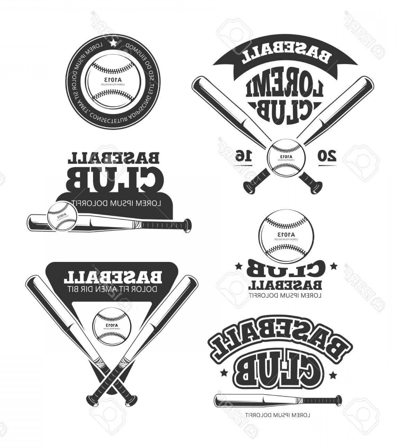 1386x1560 Photostock Vector Vintage Baseball Sports Old Vector Logos And