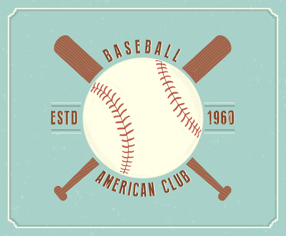 1136x936 Vintage Baseball Vector Emblem Vector Art Amp Graphics