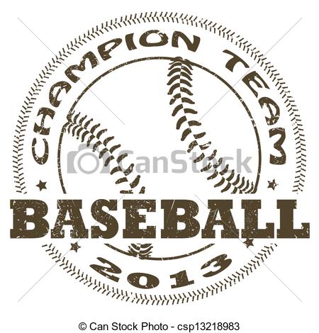 450x470 Illustration Of Vintage Baseball Label .