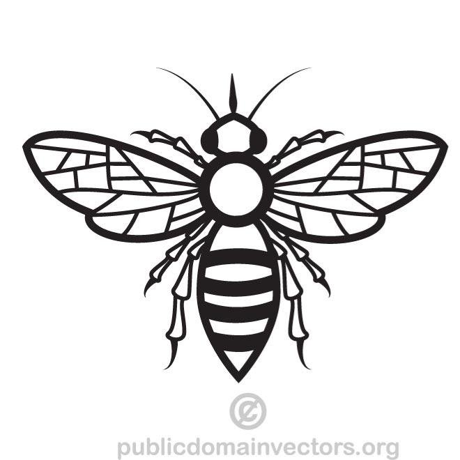 660x660 Free Bee Vector Drawing.eps Psd Files, Vectors Amp Graphics