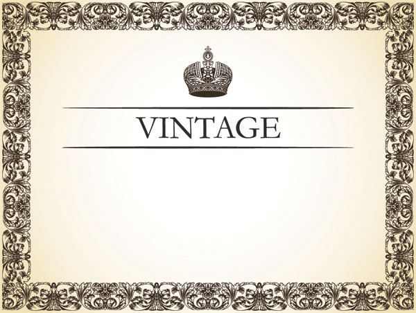 600x452 European Gorgeous Lace Border Vector Free Vector 4vector