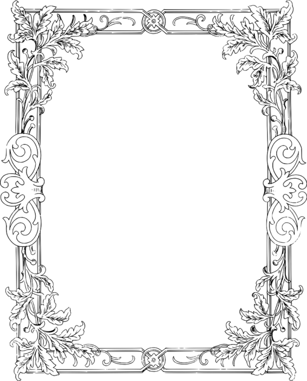 600x744 Free Clip Art Border