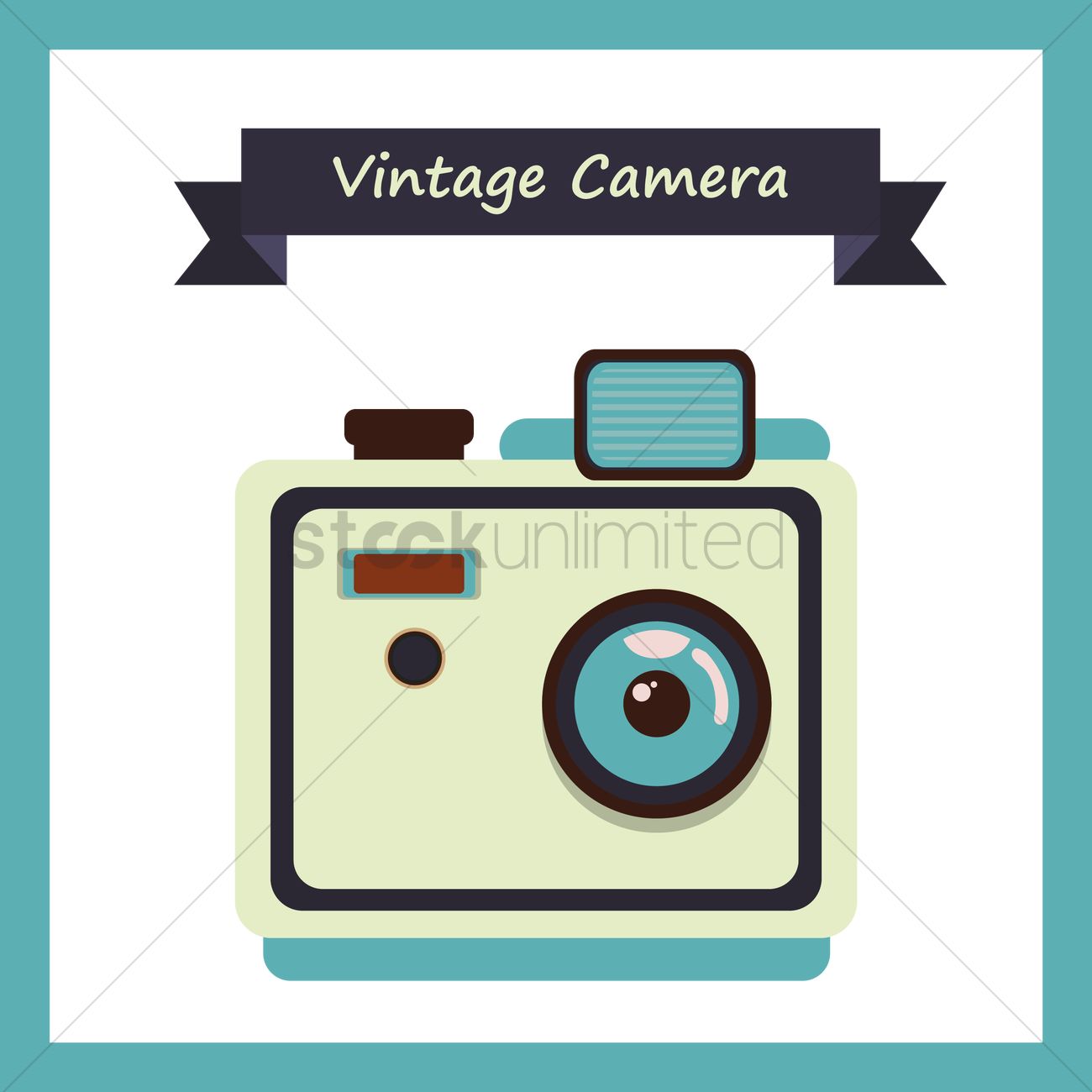 1300x1300 Free Vintage Camera Vector Image