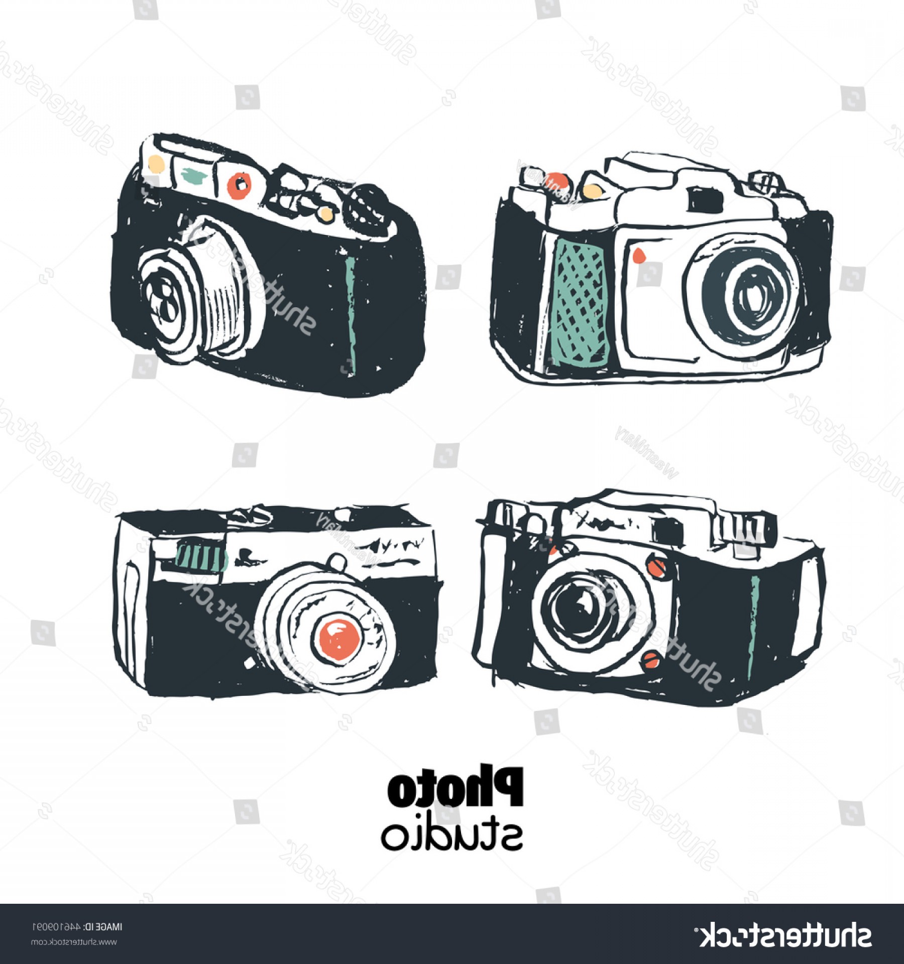 1800x1920 Set Vintage Camera Photography Studio Vector Lazttweet