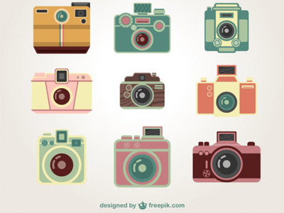 400x300 Vintage Camera Vector Art By Freepik Company