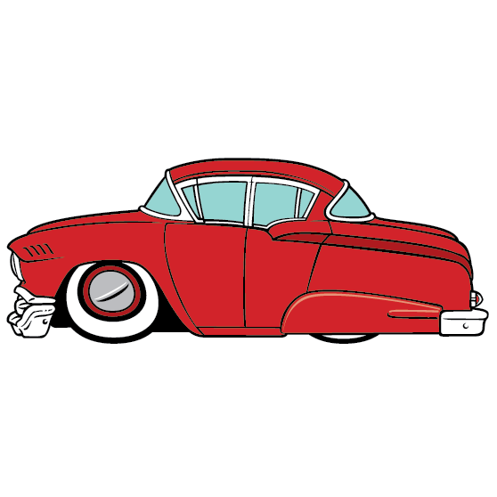 558x558 Free Download Of Retro Car Vector Vector Graphic
