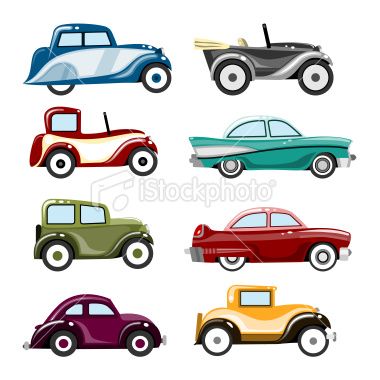 380x380 Classic Car Illustration Kk Scene 1 Cars Car