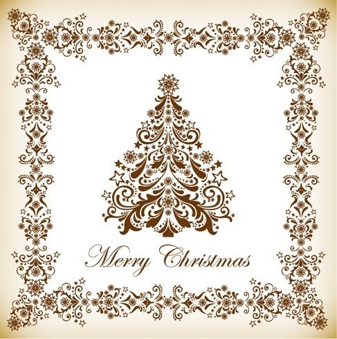 487x490 Free Vintage Christmas Tree Psd Files, Vectors Amp Graphics