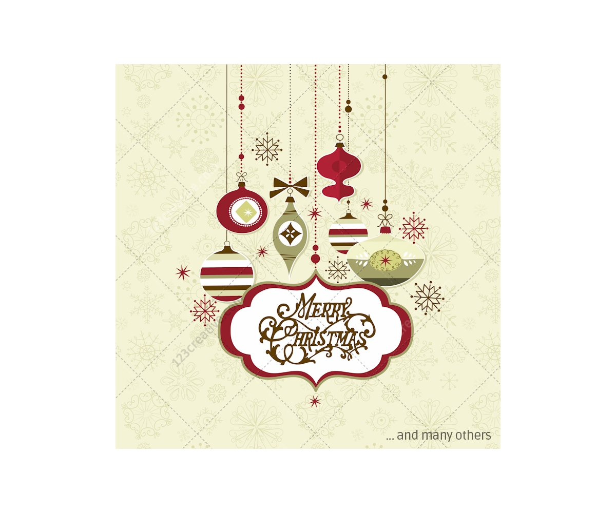 1200x1000 Retro Christmas Vector Pack