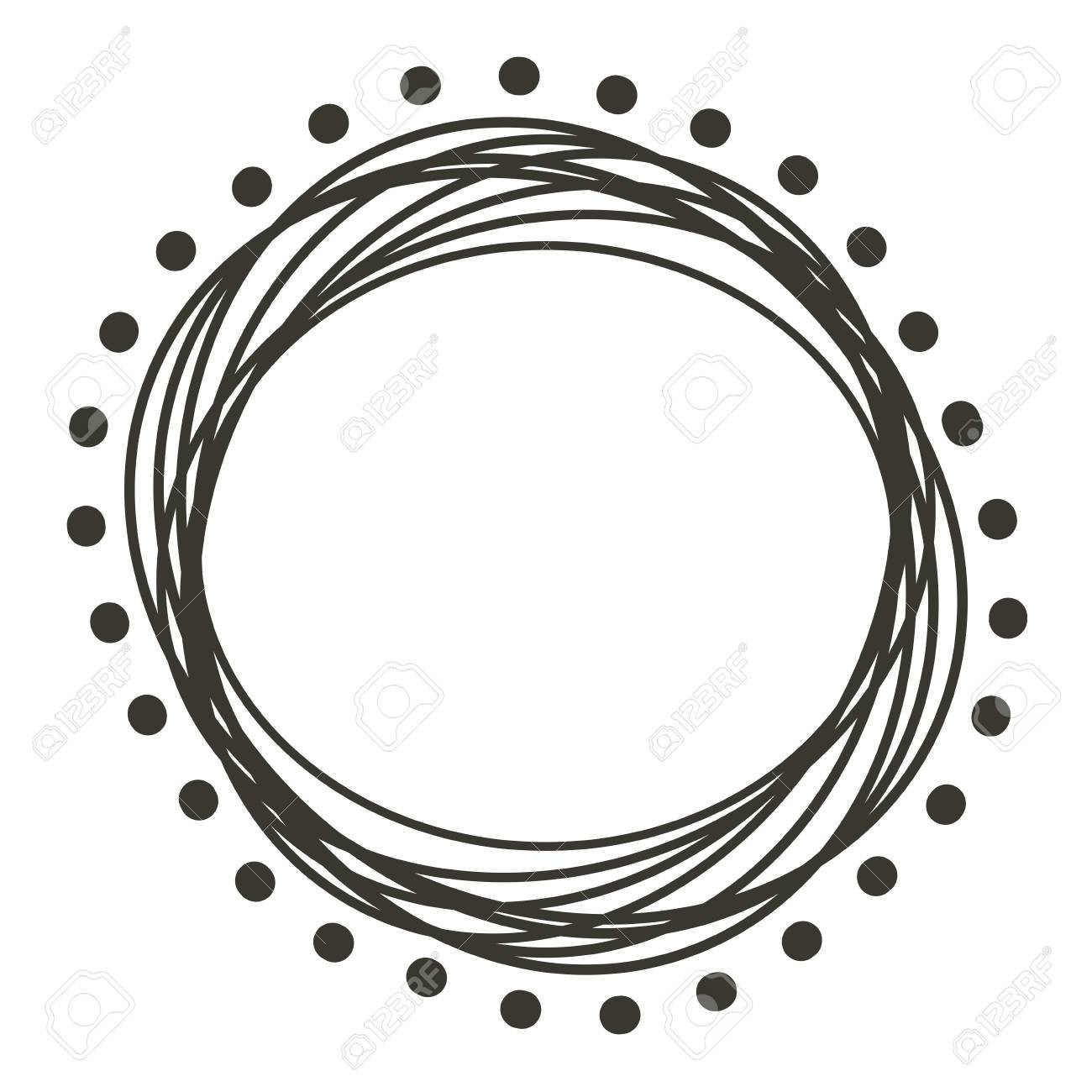 1300x1300 Vintage Circle Frame Vector 7722180 9