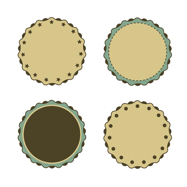 Vintage Circle Vector at GetDrawings | Free download