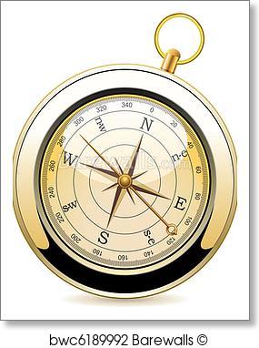 Vintage Compass Vector