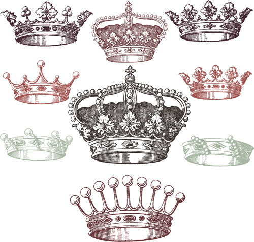 500x478 Royal Crown Vintage Design Vectors Free Vector In Encapsulated