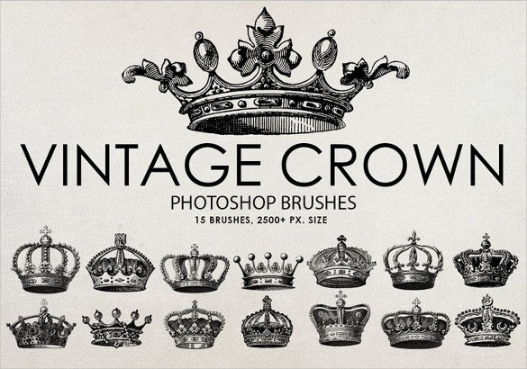 585x410 Crown Brush Free Psd, Ai, Vector Eps Format Download Free