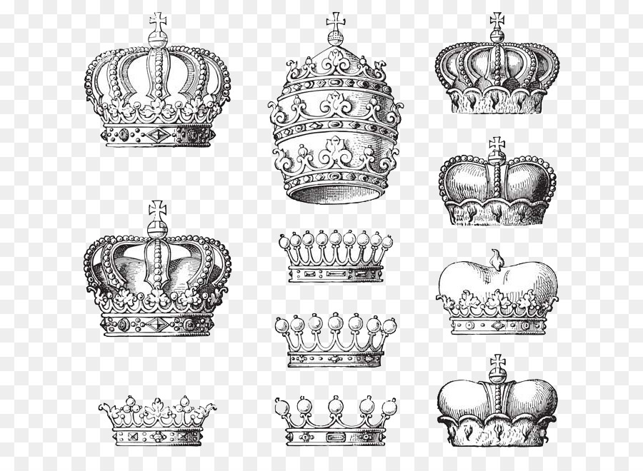 900x660 Crown Vintage Clip Art