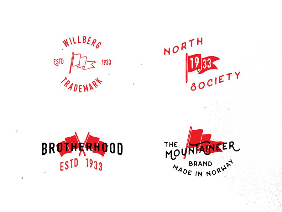 900x675 Vintage Vector Flags Free Design Resources