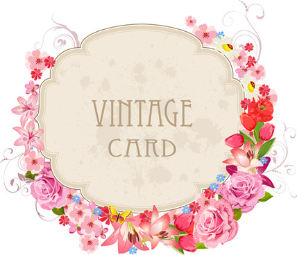 428x368 Flower Frame Vector Free Vector Download (15,304 Free Vector) For