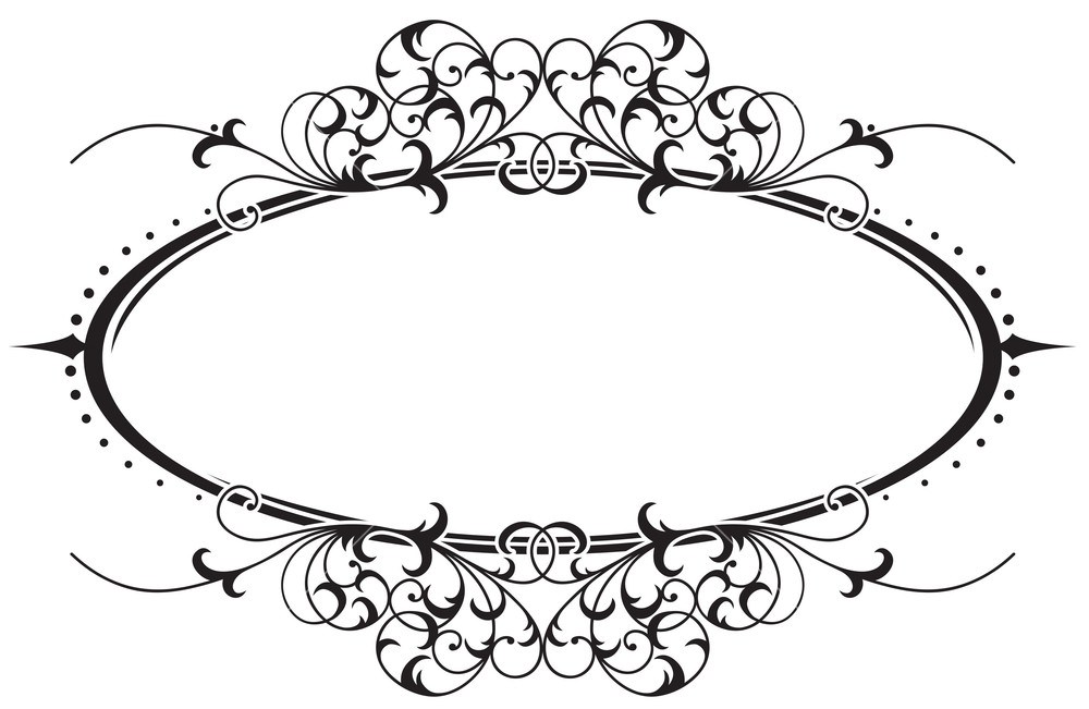 1000x651 Vintage Flower Frame Vector Png Framess.co