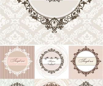 336x280 Floral Round Vintage Frames Vector Vector Graphics Blog