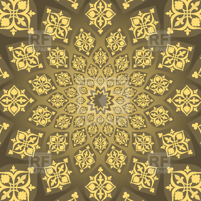 400x400 Vintage Floral Pattern With Harmonic Growth Vector Image Vector