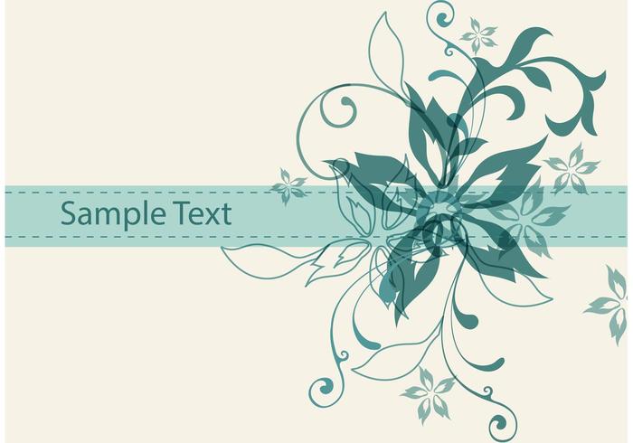 700x490 Vintage Floral Vector Background