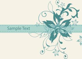 281x200 Vintage Floral Vector Free