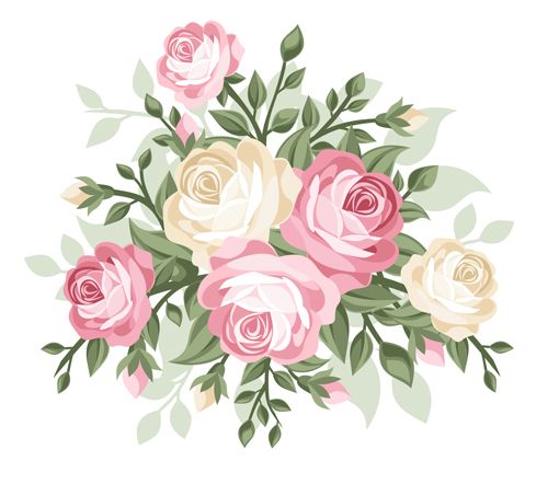 500x442 Elegant Flowers Bouquet Vector 01 Cathkidson Wallpapers