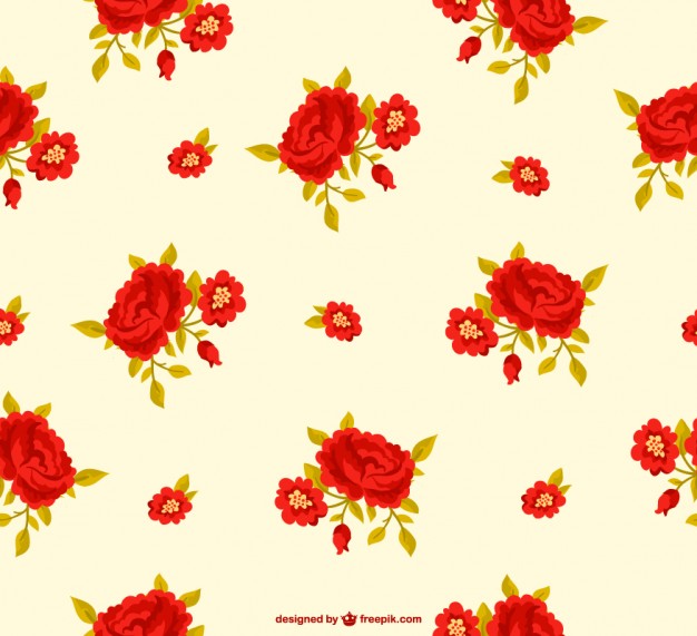 Vintage Flower Vector Free