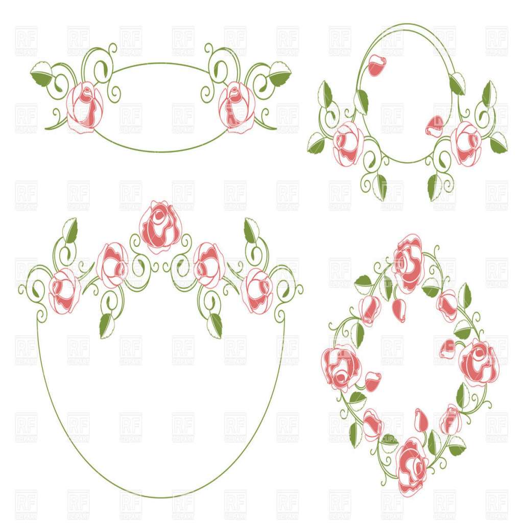 1024x1024 Vintage Wedding Vector Border Awesome 19 Floral Wedding Vector