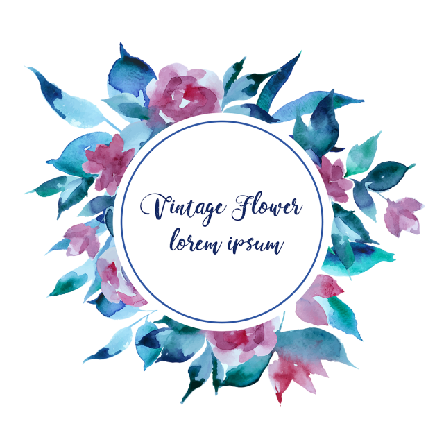 640x640 Collection Of Free Flower Vector Vintage. Download On Ubisafe