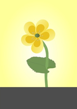 260x368 Yellow Vintage Flower Vector Png Images, Backgrounds And Vectors