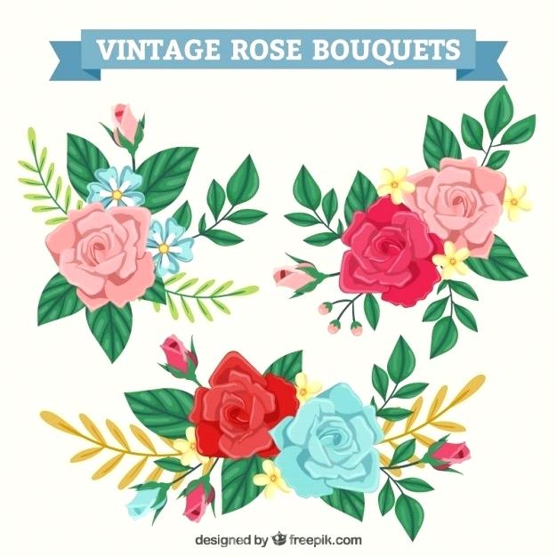 626x626 Rose Vector Free Download Free Bouquets Of Vintage Roses Vector