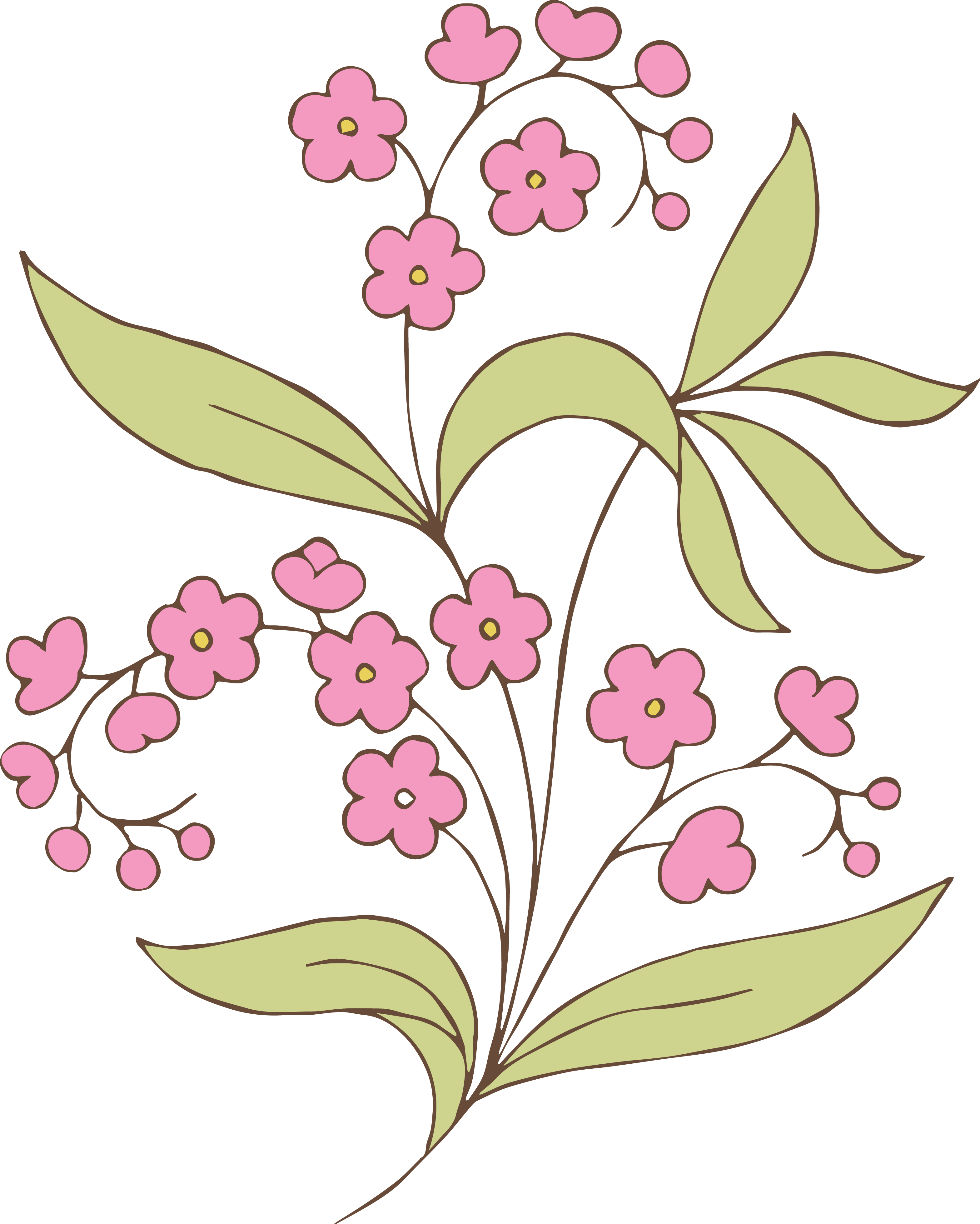 3137x3917 Free Stock Vector Vintage Pink Flower Amp Clip Art Images Oh So