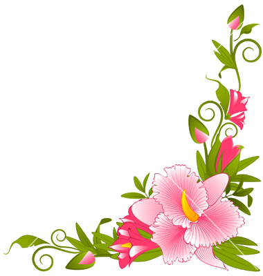 380x400 Download Flowers Borders Free Png Transparent Image And Clipart