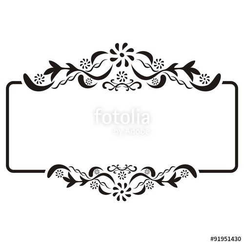 500x500 Square Vintage Frame Vector Stock Image And Royalty Free Vector