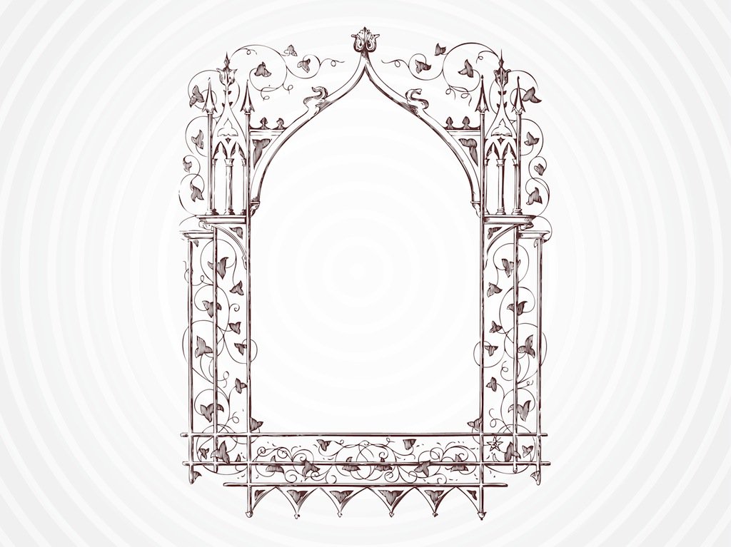 1024x767 Antique Frame Vector Art Amp Graphics