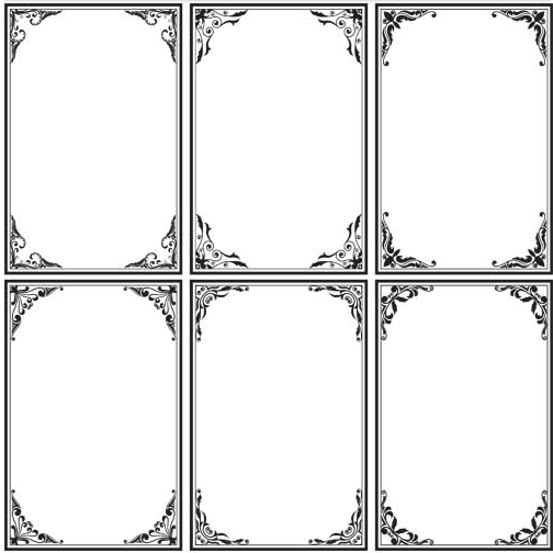 504x504 Decorative Vintage Frames 10 Ai Format Free Vector Download