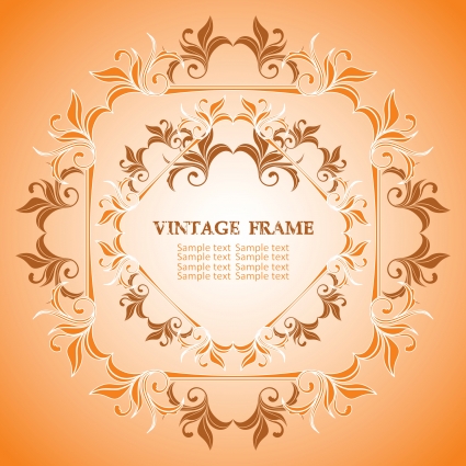 425x425 Vintage Frame Vector Free Vectors Ui Download