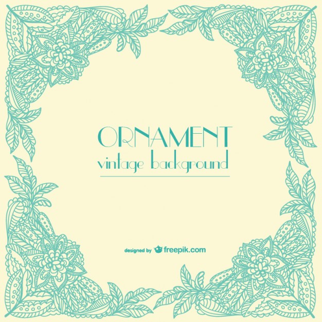 626x626 Vintage Ornamental Frame Vector Free Download